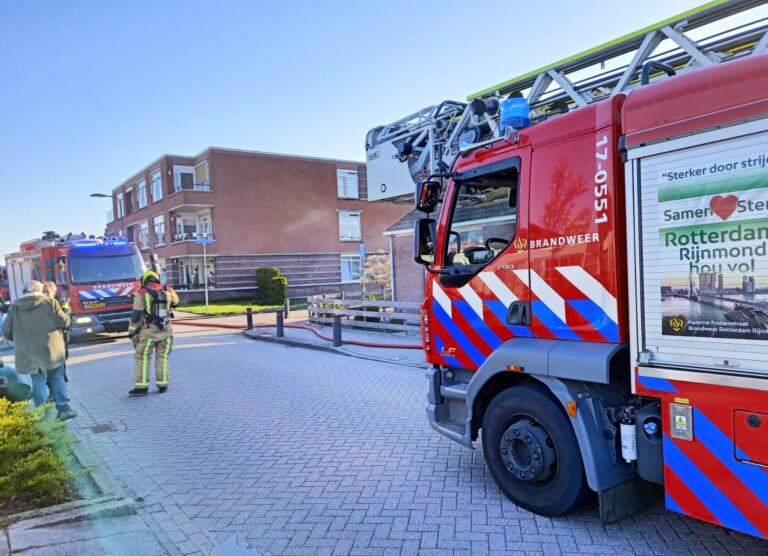 Forse schade na brand in keuken Leeuwerikstraat Bleiswijk