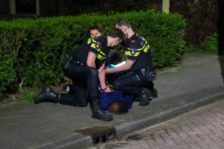 Van lachen naar huilen, twee man aangehouden na verlaten plaats ongeval De Cordesstraat Hoek van Holland