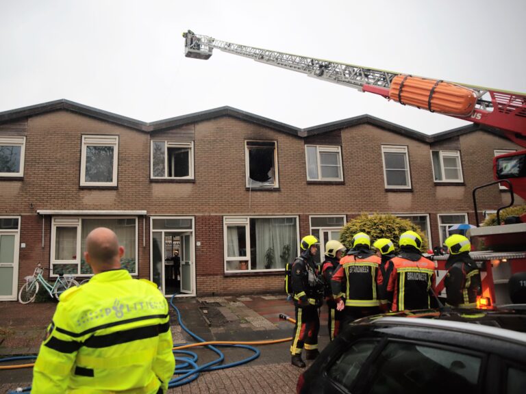 Brand verwoest woning Groenlust Gouda