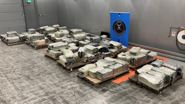 4022 kilo cocaïne onderschept in Rotterdamse haven