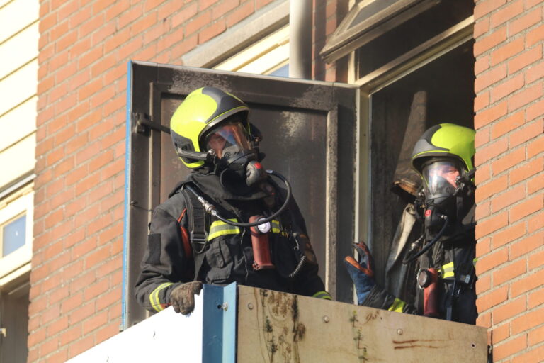 Flinke brand verwoest woning Tuinstraat Gouda