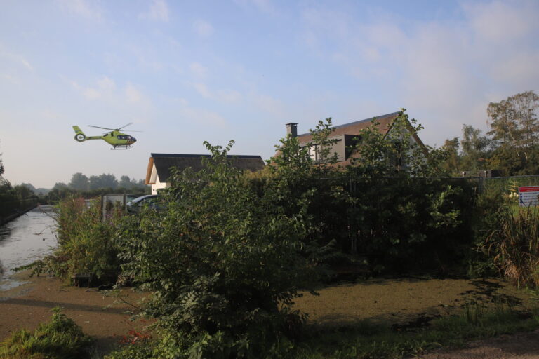 Traumahelikopter ingezet voor allergische reactie Platteweg Reeuwijk