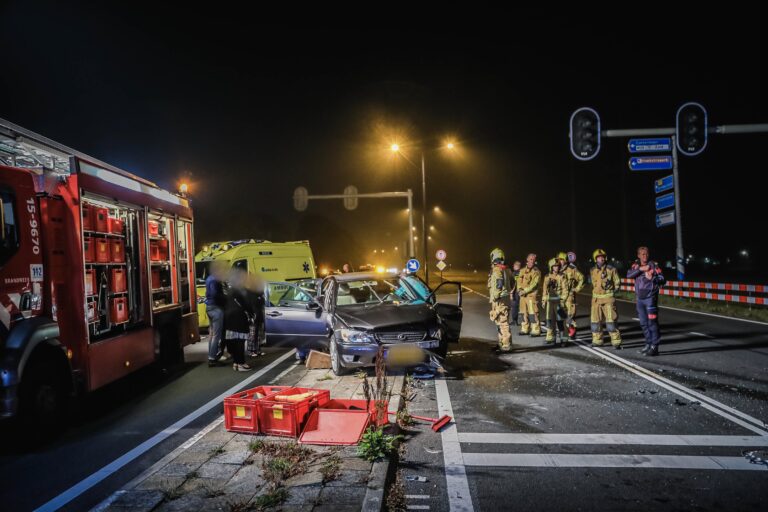 Grote ravage op Oostweg (N470) in Zoetermeer