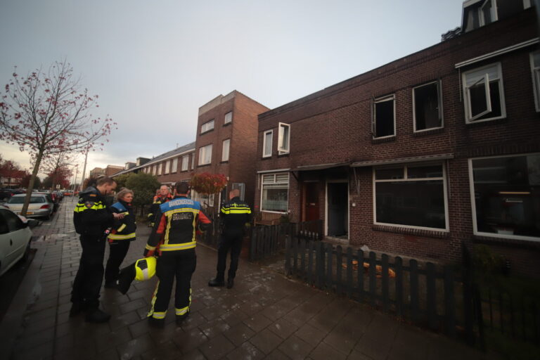 Felle brand in woning Constantijn Huygensstraat Gouda