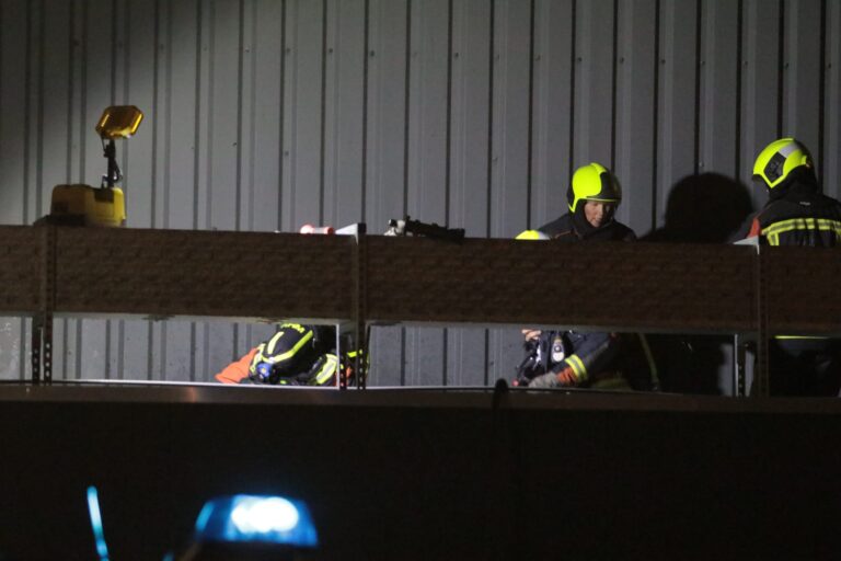 Grote brand in sporthal De Meerkoet Reeuwijk