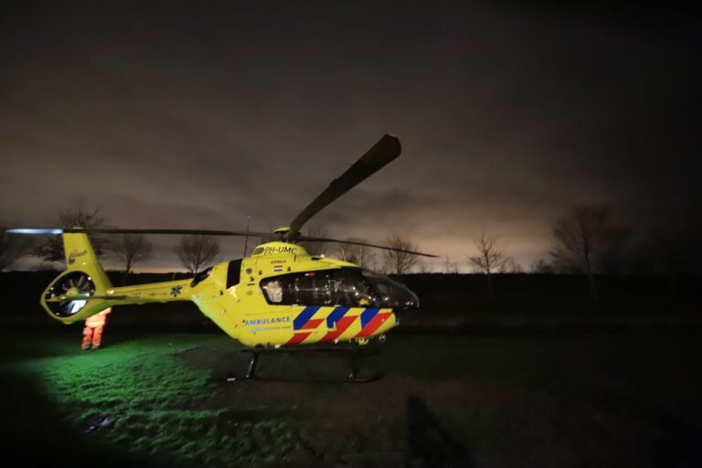 Traumahelikopter ingezet voor medische noodsituatie in Lageweg