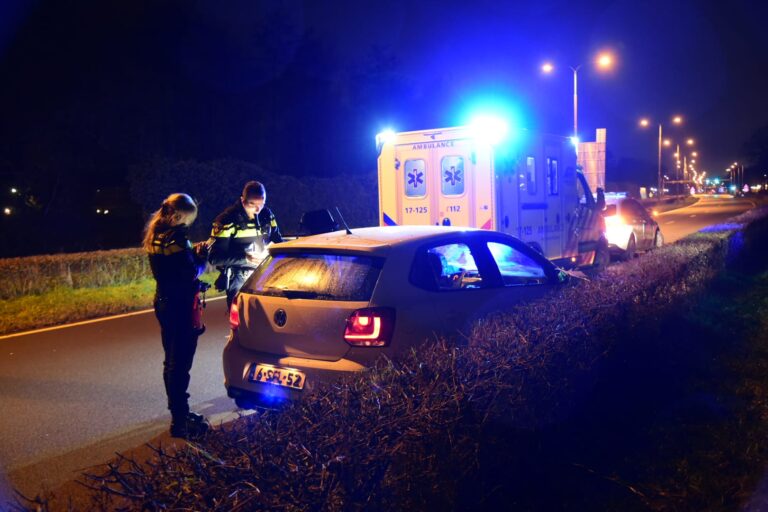 Automobilist gewond na ongeval Groene Kruisweg Poortugaal