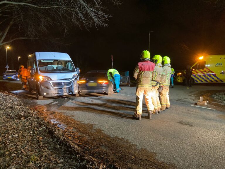 Ongeval op de Wollefoppenweg in Zevenhuizen