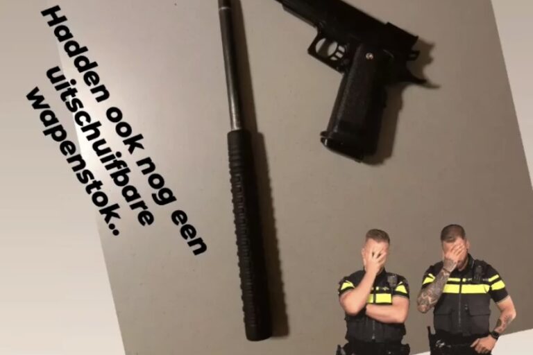 Politie houdt 12-jarigen aan met wapenstok en nepwapen in Rotterdam Prinsenland