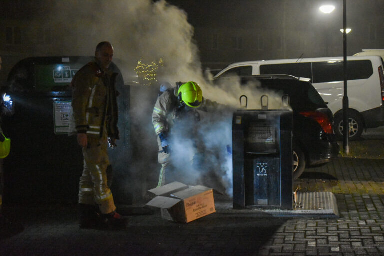 Drukte in Krimpen aan den IJssel voor brandweer