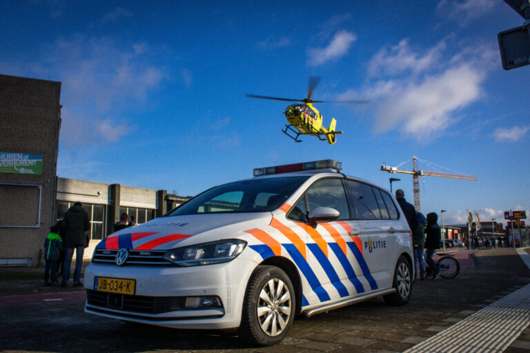 Traumahelikopter ingezet voor gevallen persoon Rijksstraatweg Hellevoetsluis
