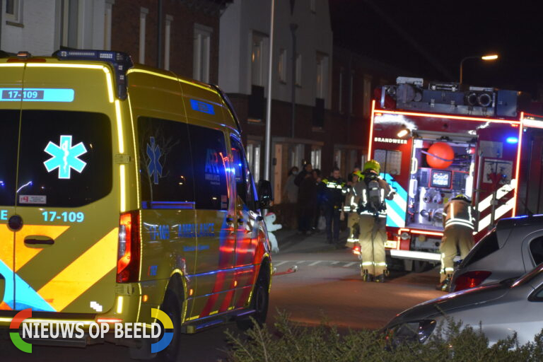 Vrouw gewond na brand in droogkap van Leurstraat Bergschenhoek