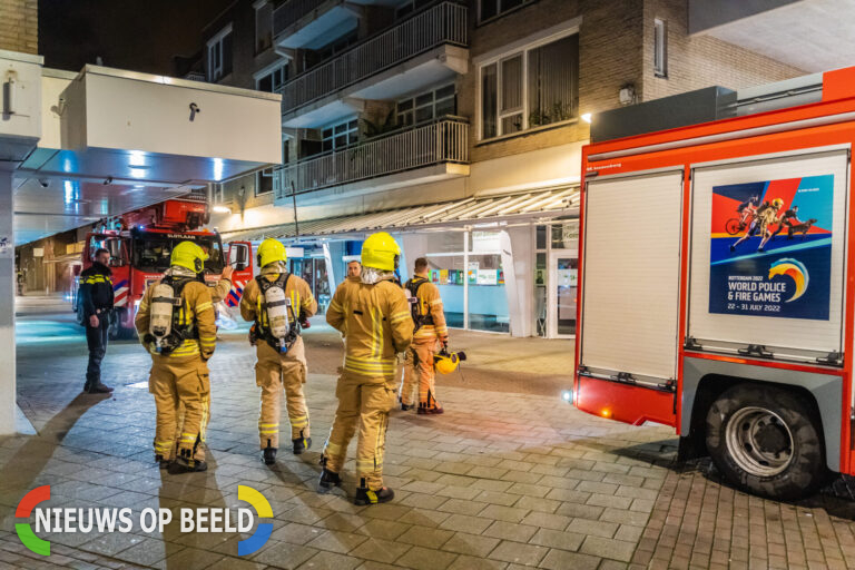 Kleine brand woning Ambachtsplein Rotterdam