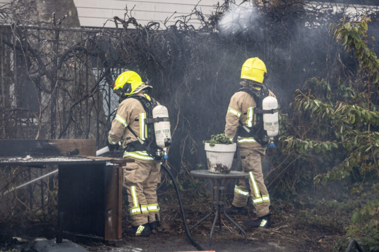 Buurtbarbecue zet heg in vuur en vlam aan Bajonetstraat in Rotterdam