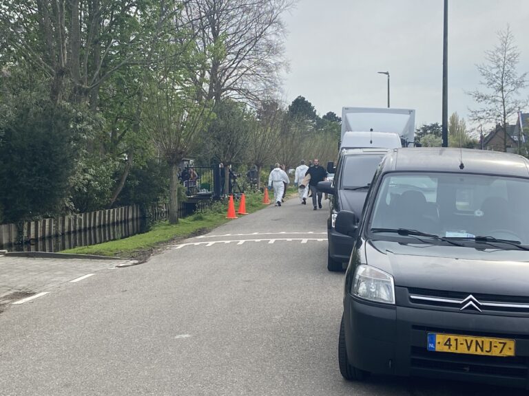 Filmopnames voor Flikken Rotterdam op de Ringvaartweg