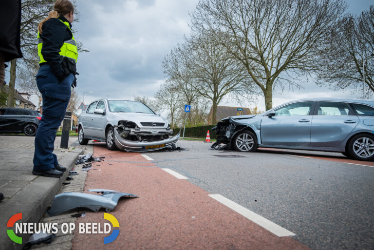 Veel schade bij ongeval Kerkweg Zuidland
