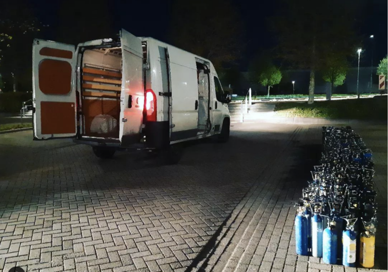 Lachgashandelaar loopt weer tegen de lamp in Bergschenhoek