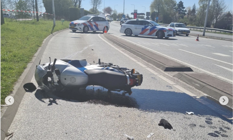 Motorrijder gewond na ongeval N209 Hoekeindseweg Bleiswijk