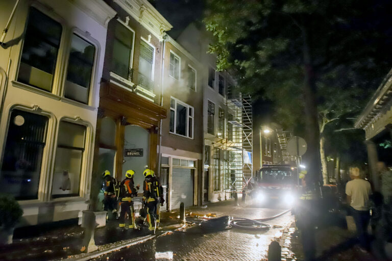 Veel schade na brand in restaurant Brunel Hoge Gouwe Gouda