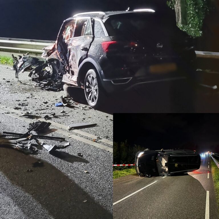 Zwaargewonde na ongeluk N217 Oud-Beijerland