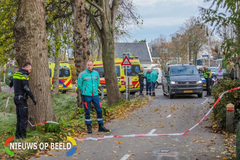 Persoon overleden in sloot aangetroffen Weipoortseweg Zoeterwoude