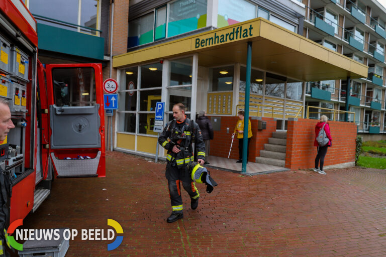 Brandweer rukt uit voor aangebrand pannetje Bernardhof Gouda