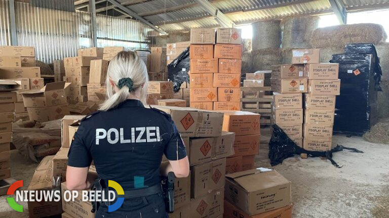 350.000 kilo vuurwerk in beslaggenomen bij internationale actie