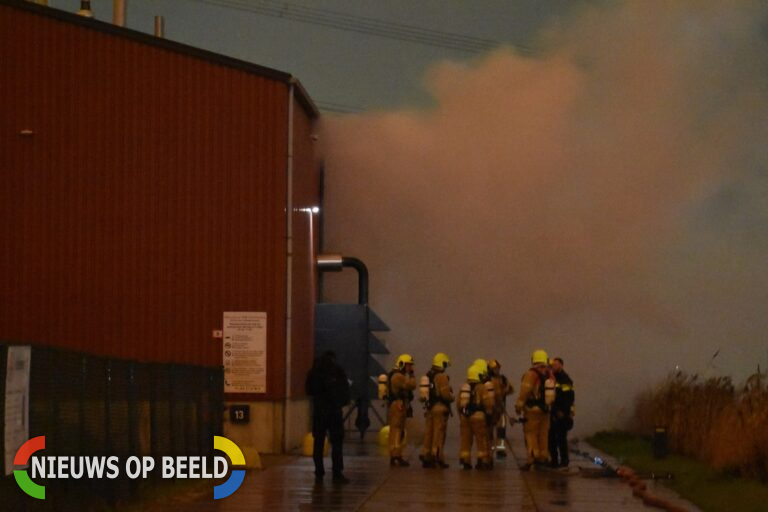 Stoomvorming in biomassacentrale doet brandweer uitrukken naar Violierenweg Bleiswijk