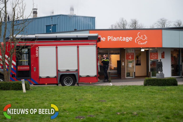 Verpleeghuis De Plantage in Brielle ontruimd door grote brand