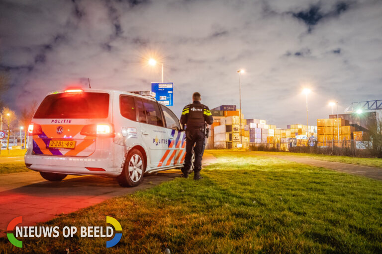 Enkelband verraadt uithaler op Maasvlakte Rotterdam 