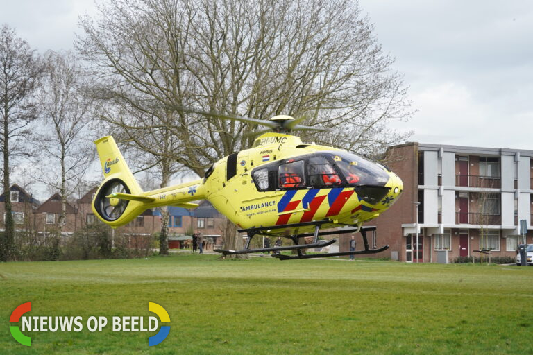 Traumahelikopter ingezet voor medische noodsituatie Penseel Capelle aan den IJssel