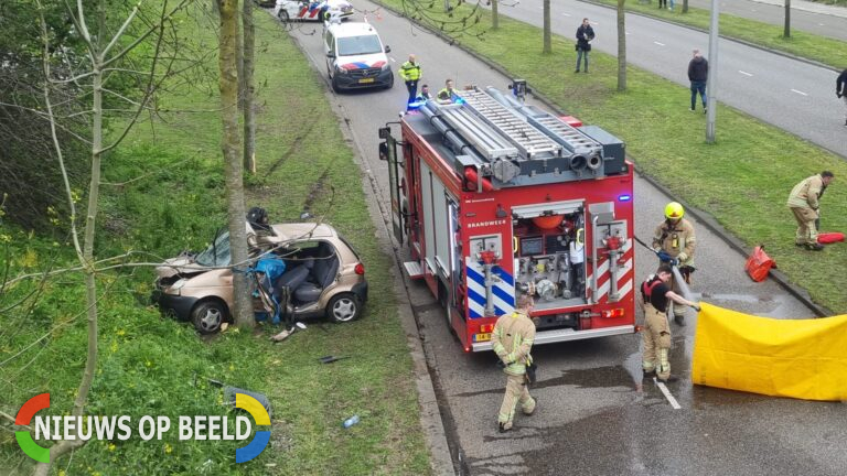 Zwaargewonde na eenzijdig ongeval Schenkelweg Spijkenisse
