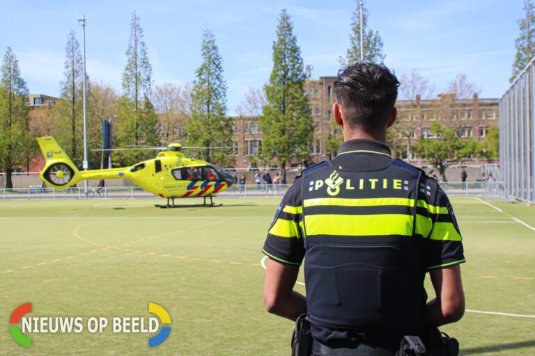 Traumateam ingezet voor medische noodsituatie Schiehavenkade Rotterdam