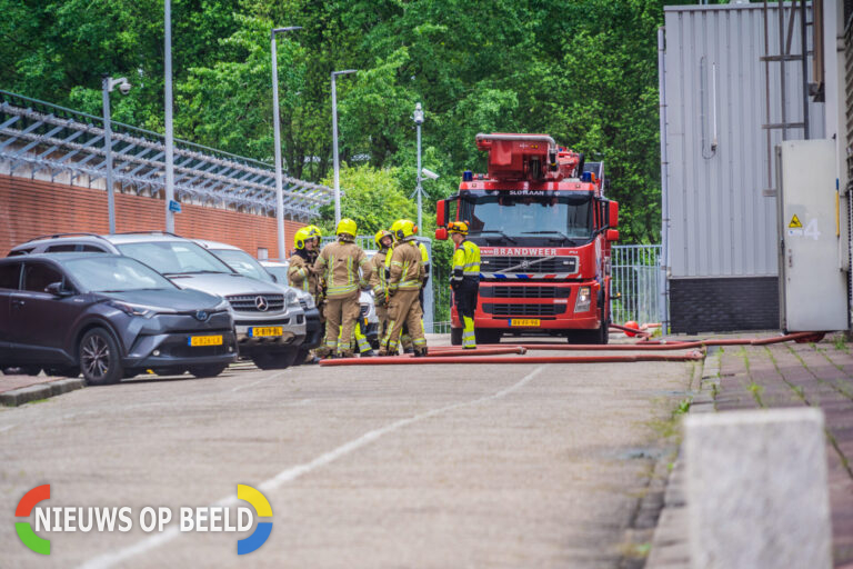 Brand in energiecentrale ROCA Capelseweg Rotterdam