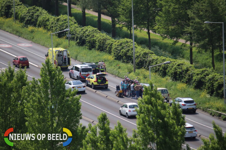 Motorrijder gewond na ongeluk Algeraweg Capelle aan den IJssel