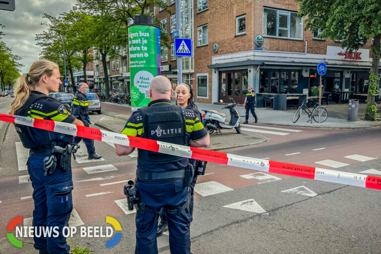 Granaat tot ontploffing gebracht café De Dijk Oostzeedijk Rotterdam