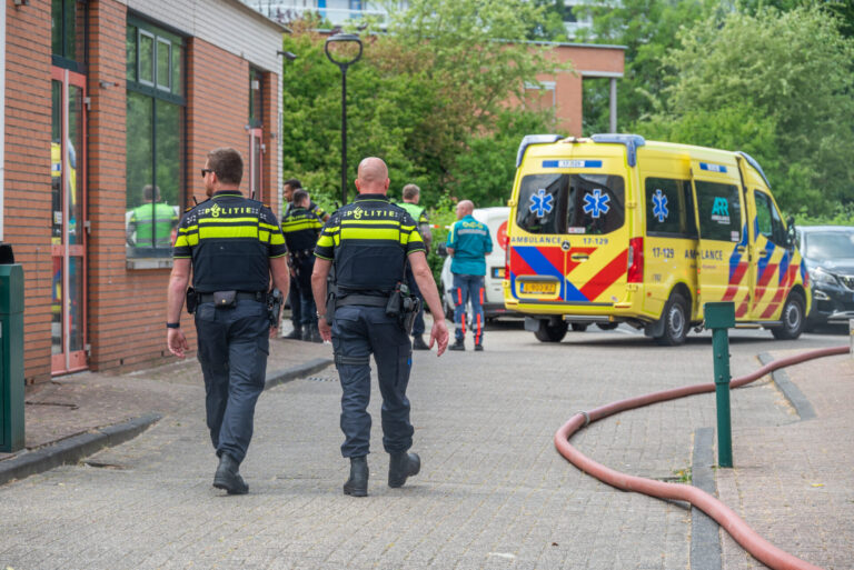 Brand in opslagruimte Zuidwester Bliekstraat Spijkenisse