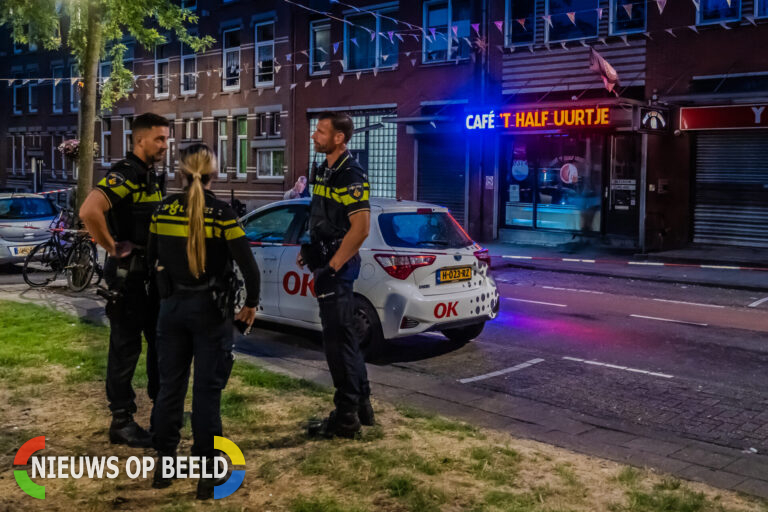 Explosie bij café Wolphaertsbocht Rotterdam