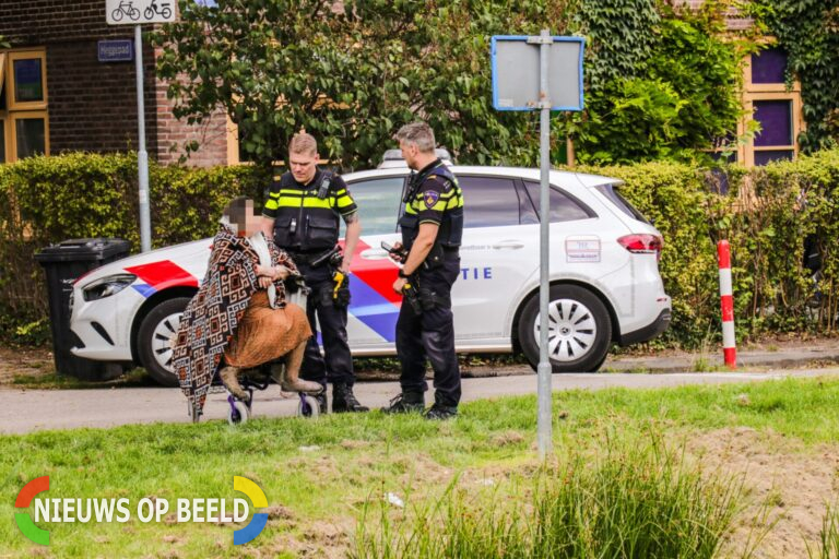 Hoogbejaarde dame valt in sloot Lede Rotterdam