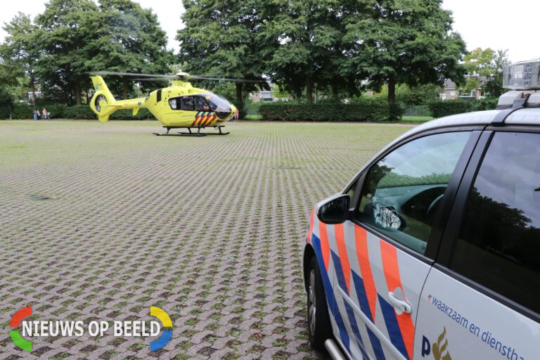 Traumahelikopter ingezet voor medische noodsituatie in Krimpen aan den IJssel