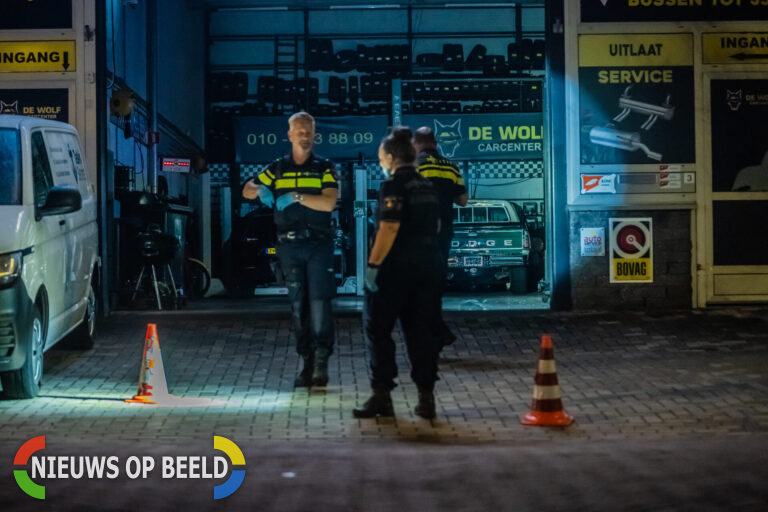 Opnieuw explosie bij garagebedrijf Koolhovenstraat Schiedam