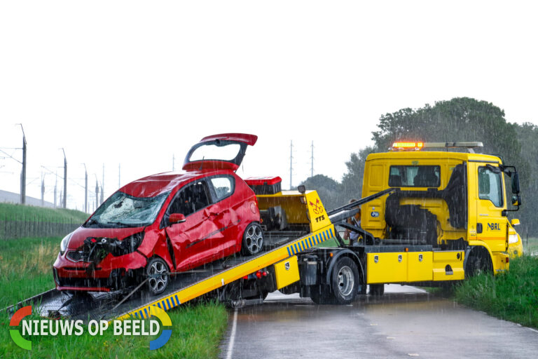 Omstanders redden leven na automobilist die te water raakt Hoefweg N209 Bleiswijk