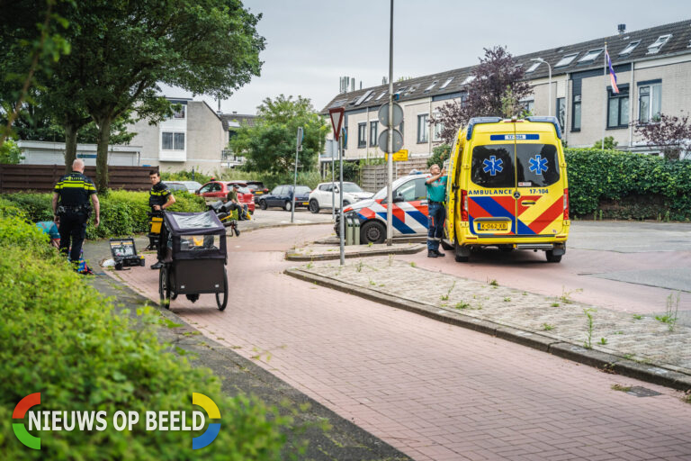 Moeder en kind vallen om met bakfiets, moeder naar het ziekenhuis | Hobo Capelle aan den IJssel