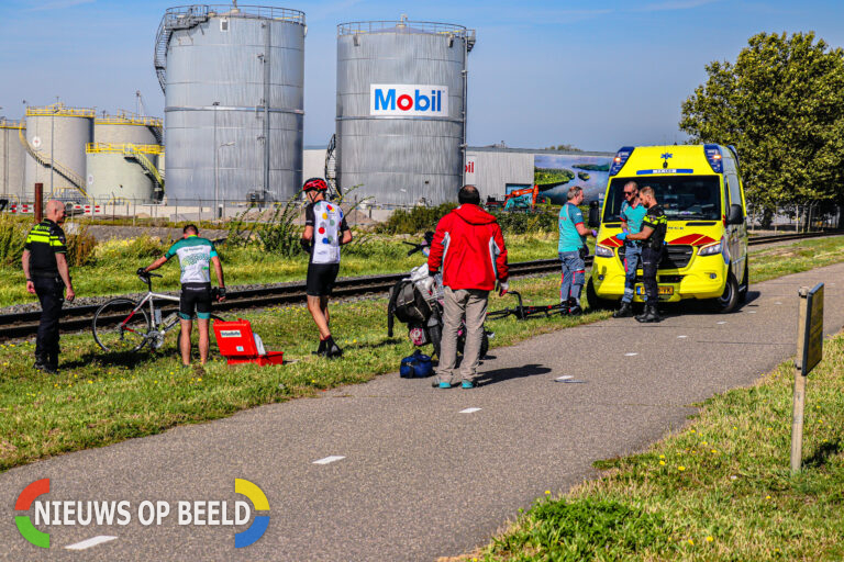 Wielrenner gewond na aanrijding met fatbike Butaanweg Pernis