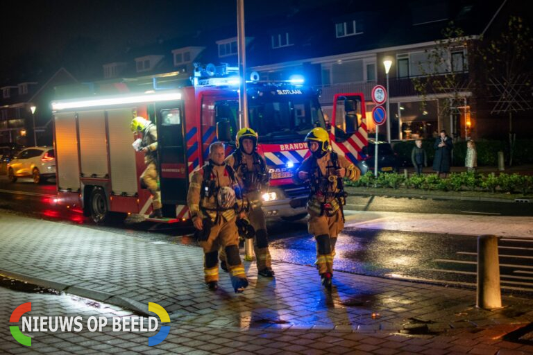 Brand in zwembad Van Ostadelaan in Krimpen aan den IJssel