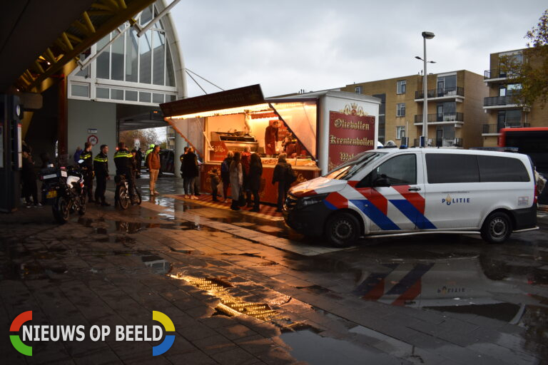 Drie jonge mannen overvallen oliebollenkraam Ruwaard van Puttenweg Spijkenisse