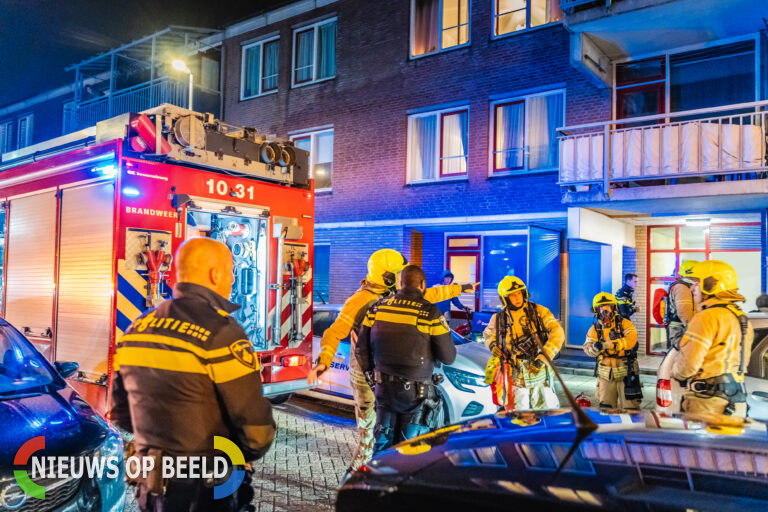 Kleine brand in woning Zevenkampse Ring Rotterdam