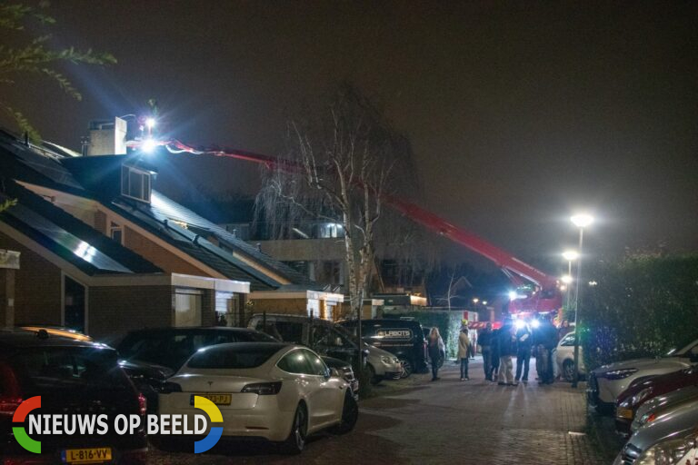 Schoorsteenbrand Linde Krimpen aan den IJssel