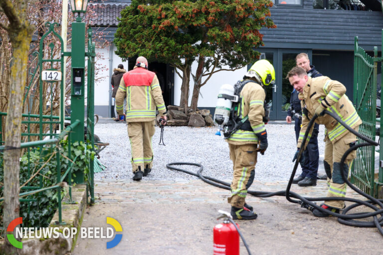 Wasmachine vliegt in brand Ringvaartweg Rotterdam