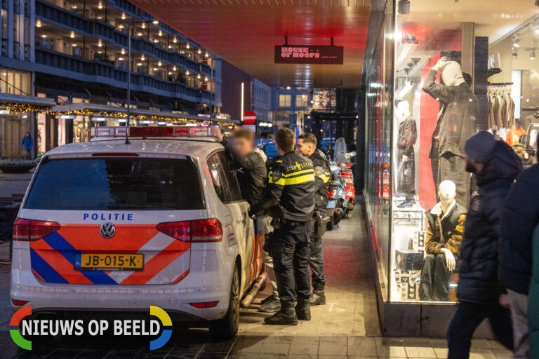 Politie onderzoekt poging overval Lijnbaan Rotterdam